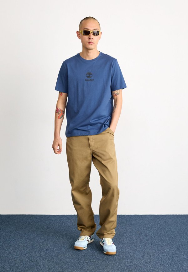 SMALL LOGO PRINT TEE LEMON PEPPER - Print T-shirt - dark denim2