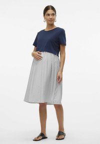 MAMALICIOUS MALENA UMSTANDS - Trikotaažkleit - navy blazer