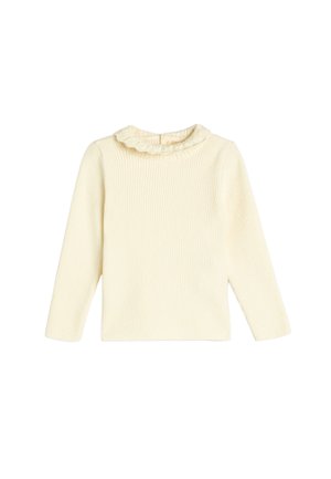 Striktrøje - beige