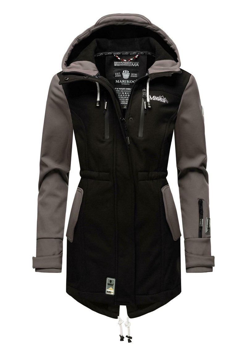 Marikoo ZIMTZICKE - Parka - black grey