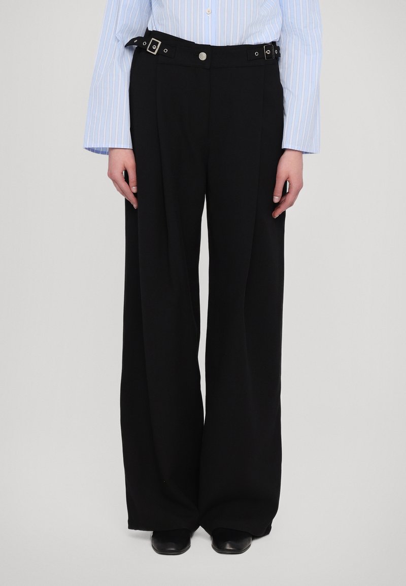 Won Hundred - MELINA - Bukse - black, Forstørre