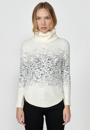 Koroshi TURTLENECK  - Svetrík - crudo   off white