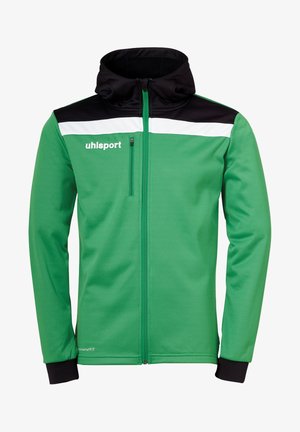 uhlsport Sweatjacke - grün/schwarz/weiß