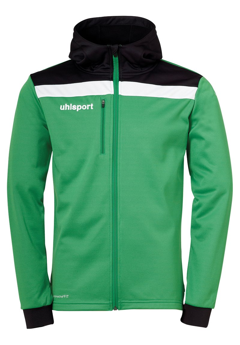 uhlsport Sweater met rits - grün/schwarz/weiß