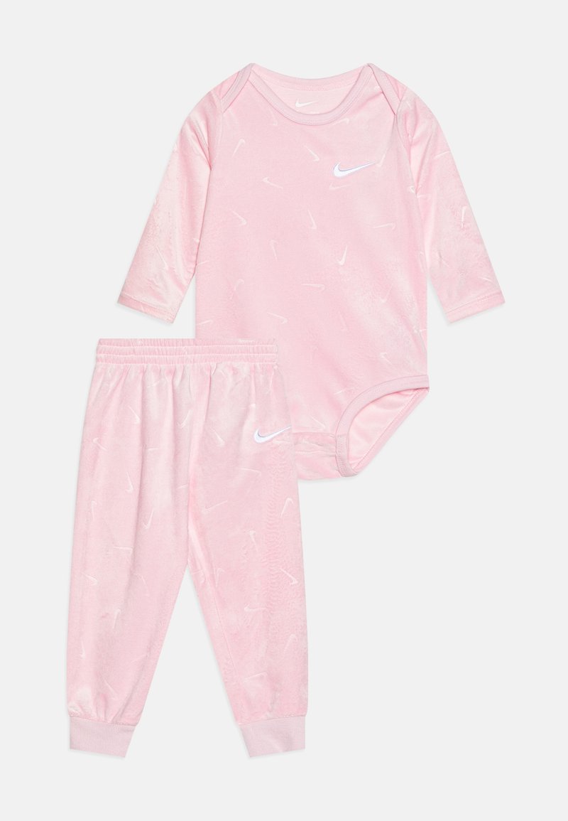 Nike Sportswear BABY ESSENTIALS PANT UNISEX SET - Corpo - pink foam