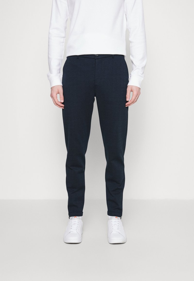 Casual Friday Tygbyxor - dark blue