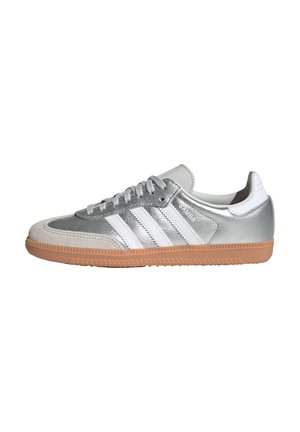adidas Originals SAMBA OG J UNISEX - Sneakers laag - silver met ftwr white gum