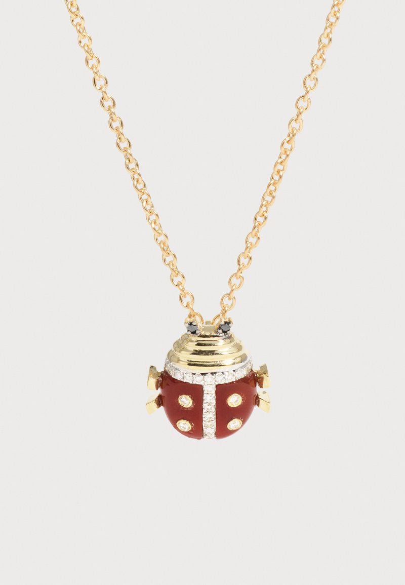 Yvonne Leon PENDENTIF MINI COCCINELLE - Κολιέ - yellow gold-coloured