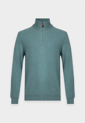 Polo Ralph Lauren, LONG SLEEVE - Πουλόβερ - turquoise jay heather