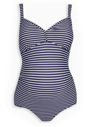 JoJo Maman Bébé Costum de baie - navy white stripe