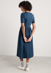 Seasalt Cornwall Haljina od trapera - navy  night sky
