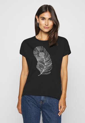 Print T-shirt - black