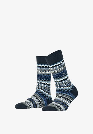Burlington, FAIR ISLE SOCKEN - Chaussettes - marine