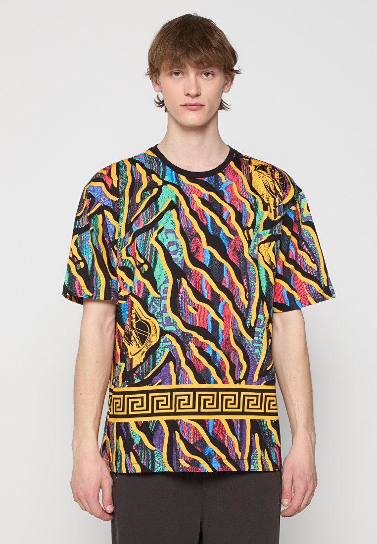 carlo colucci T-shirt print zwart