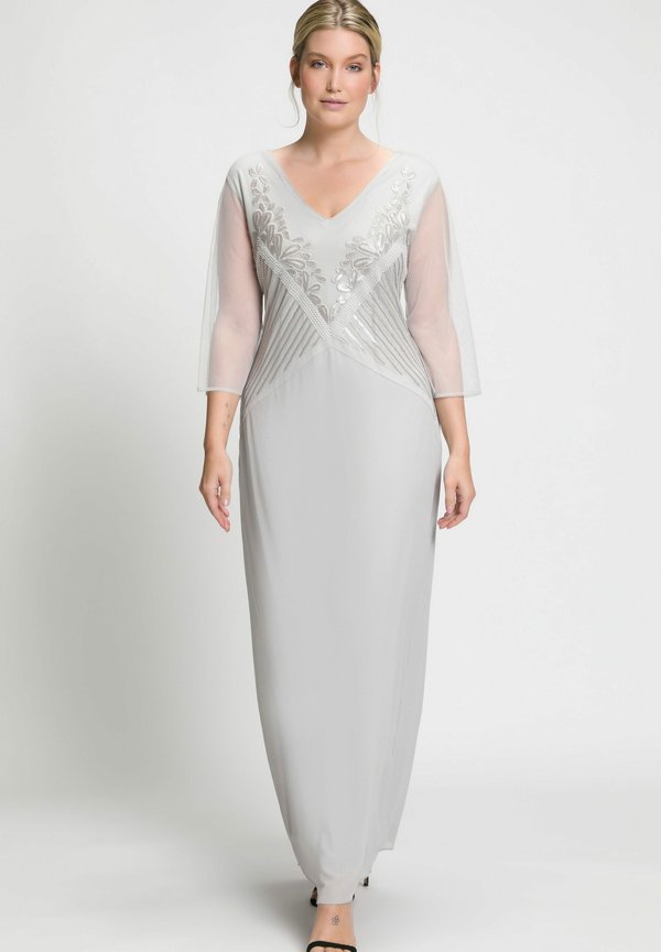 BEADED BODICE - Ballkleid - silver