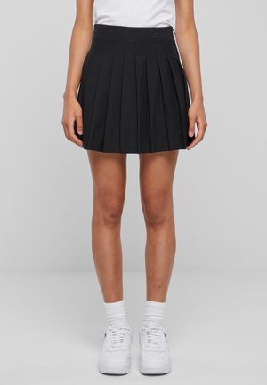Karl Kani KW231-058-2 KK SMALL SIGNATURE - A-line skirt - black