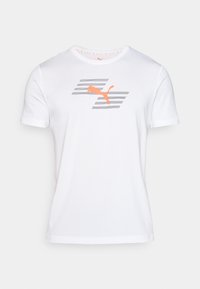 HYROX GRAPHIC TEE - Tekninen t-paita - white