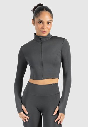 CROPPED ZIP TRAINING NILAI - Træningsjakke - anthrazit