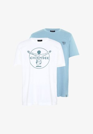 Chiemsee, T-SHIRT IM DOPPELPACK MIT LOGOPRINT - T-Shirt print - white
