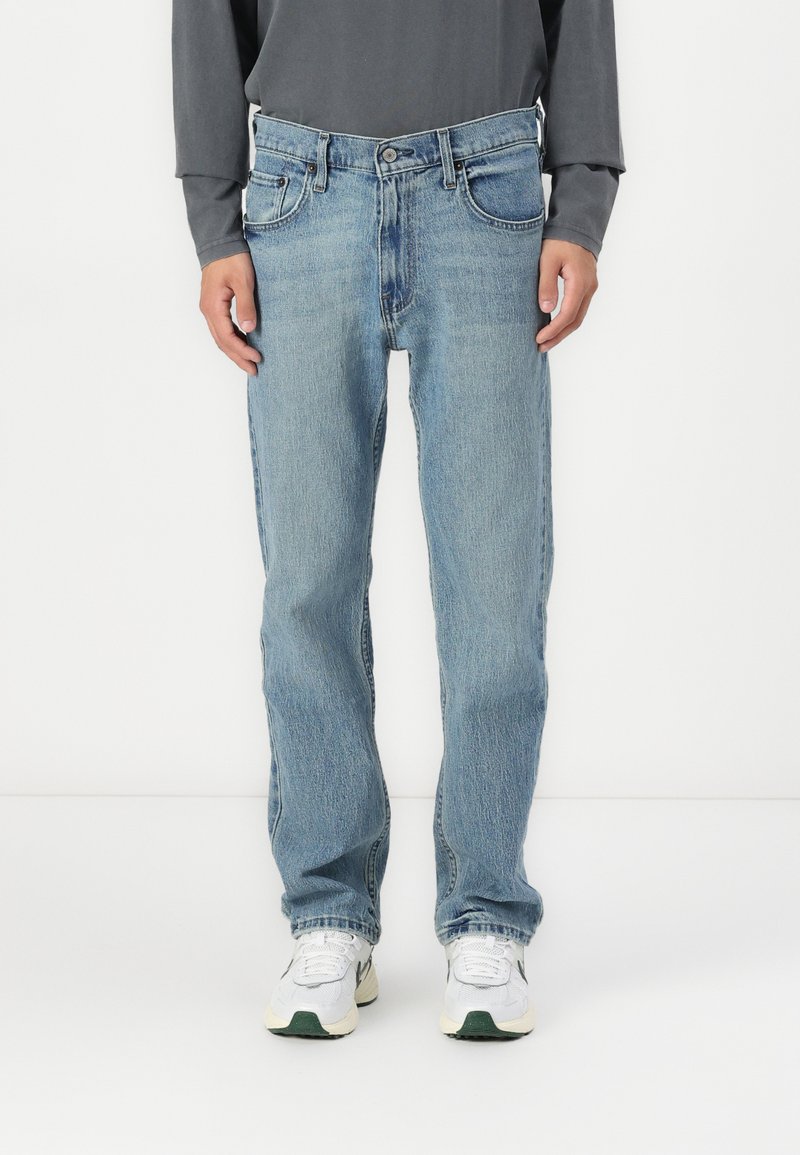 Hollister Co. Ravne kavbojke - medium wash