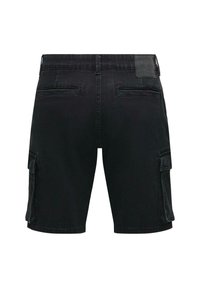 Only & Sons STIL MID WAIST - Jeansshort - schwarz