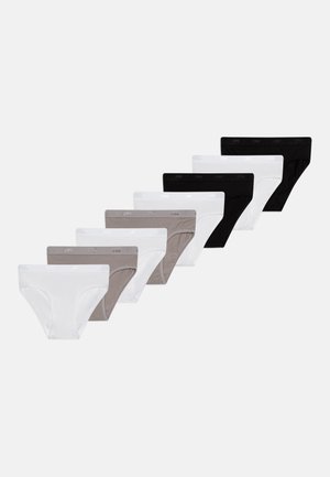BRIEF 8 PACK - Briefs - black/white/grey/white