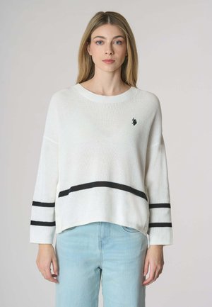 GIROCOLLO A CON SPACCHI LATERALI - Maglione - 100% co