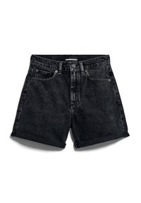 SHEAARI - Denim shorts - ebony black