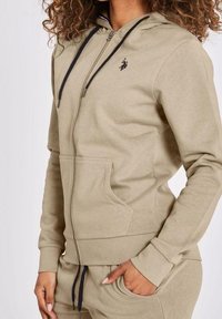 U.S. Polo Assn. Felpa con zip - taupe