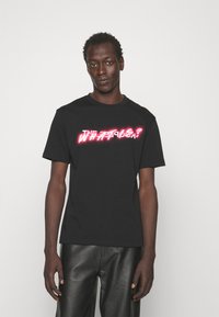 The Kooples Print T-shirt black Zalando