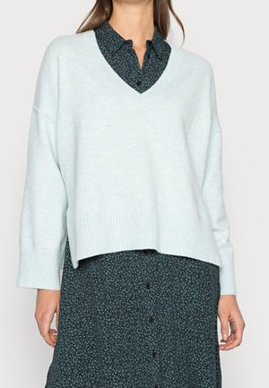 Strickpullover - light blue