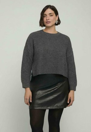 GIROCOLLO TAGLIO  - Striktrøje - grigio
