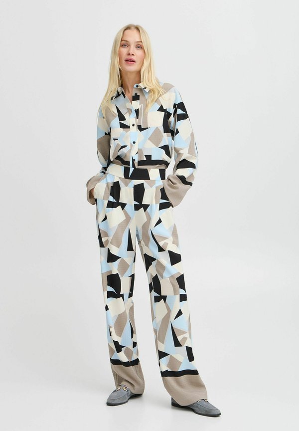 BYFAVIA - Trousers - humus blocks2