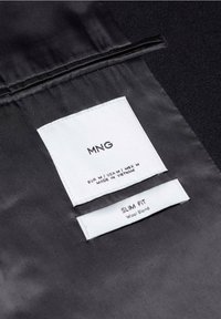 Mango Klasický kabát - black
