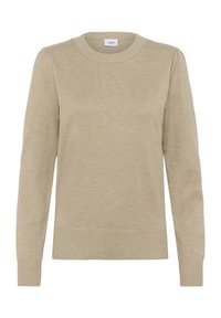 MILA - Striktrøje - plaza taupe melange