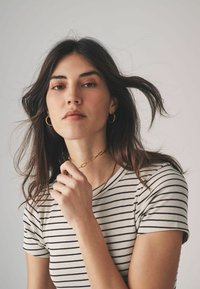 THE SET 3 PACK SHORT SLEEVED - Etuikleid - black red ecru stripe