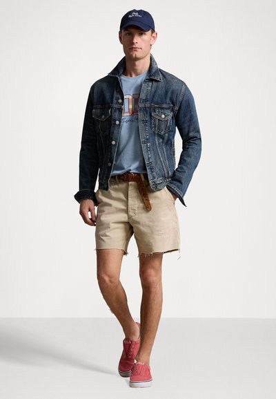 Polo Ralph Lauren CLASSIC FIT PLAID LOGO JERSEY T-SHIRT - Print T-shirt - vessel blue