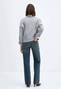 Mango Straight leg jeans - dark blue