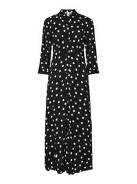 YASSAVANNA LONG SHIRT - Vestido comprido - black/white