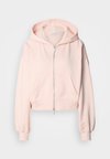 Felpa con zip - cloud pink