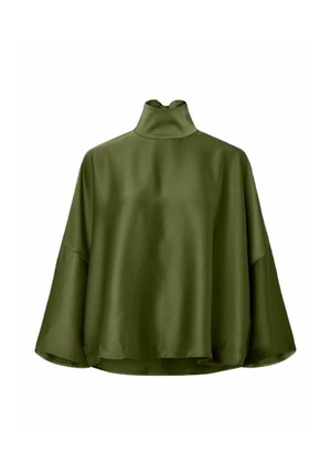 YAS, TOP YASPELANA LS TIE - Blouse - sphagnum