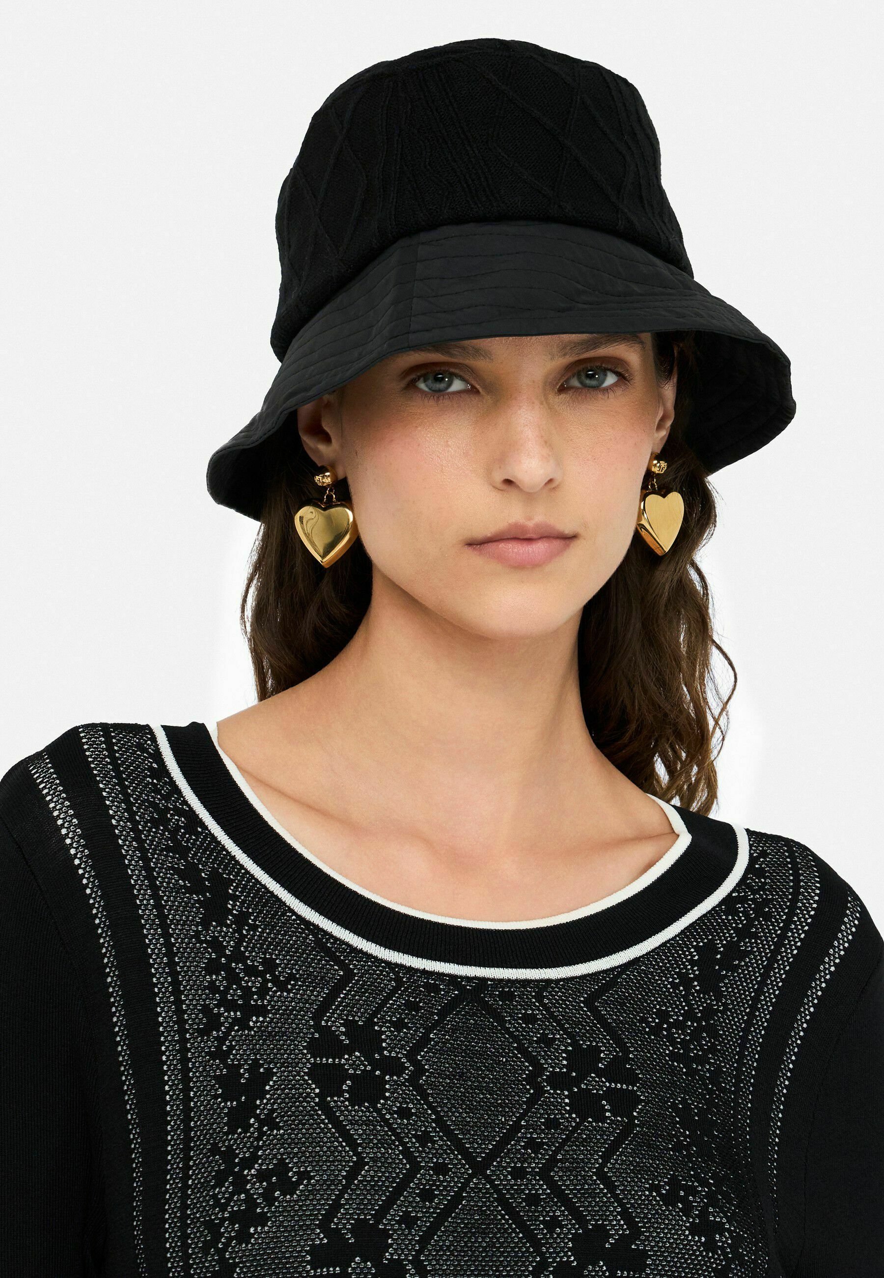 Cappello Beanie Invernale Liu Jo – Nero, Con Pon-pon, Misto Acrilico/poliestere/lana