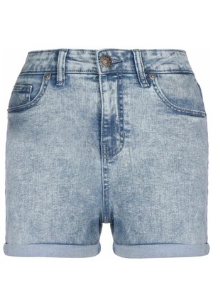 LADIES 5 POCKET SHORTS - Džinsa auduma šorti - light skyblue washed