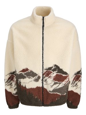 Jack & Jones JORMOUNTAIN ZIP JACKET - Jakna iz flisa - ecru