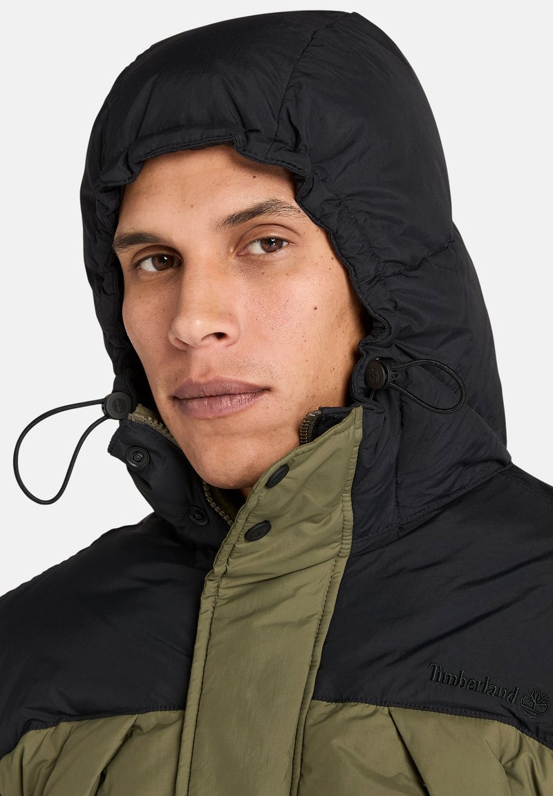 Timberland DURABLE WATER REPELLENT PUFFER JACKET - Zimní bunda - green black