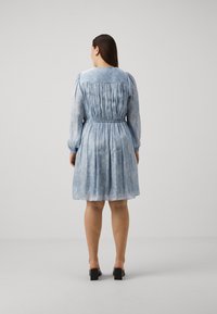 MICHAEL Michael Kors FAUX WRAP MINI  - Kokteilinė suknelė / vakarėlių suknelė - blue