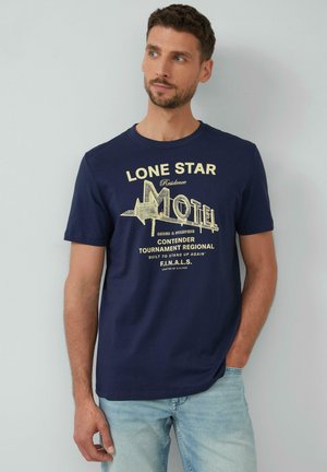 MIT ARTWORK - T-Shirt print - tiefblau