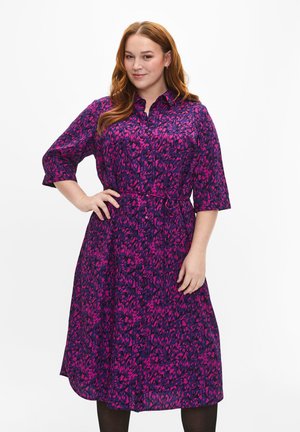 Vestido Midi, Forma De Tulipán, Escote Cuadrado, Sin Mangas, Negro