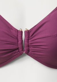 LASCANA WIRE BUCKLE SIMPLE - Haut de bikini - bordeaux