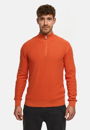 Strickpullover - orange mix